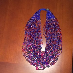 NWOT!! Handmade bead necklace from Southern Africa